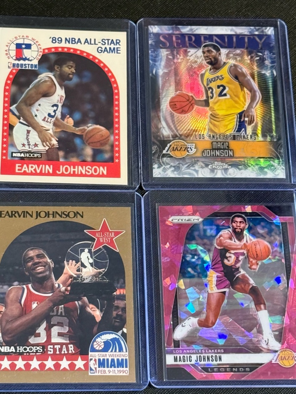 Topps Magic Johnson Collector Card lot 10